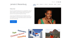 Desktop Screenshot of jamalamassenburg.com